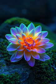 梦幻唯美莲花图片