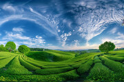 高清茶园图片