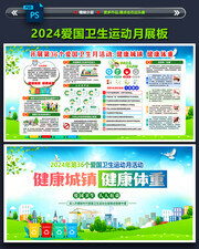 2024年爱国卫生月活动宣传栏 
