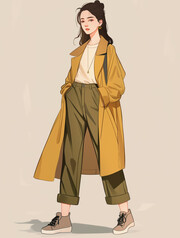 时尚购物美女人物图