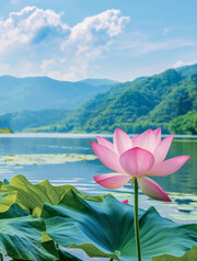 荷花风景高清图片