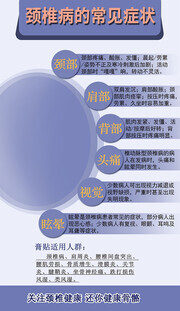 预防颈椎病健康教育海报