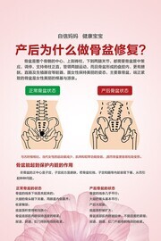 产后骨盆修复宣传海报