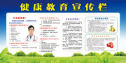清新风健康教育知识宣传栏
