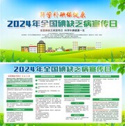 全国碘缺乏病宣传日展板