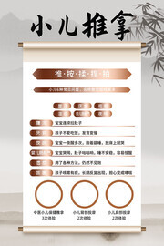 小儿推拿宣传海报