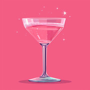 鸡尾酒插画图片