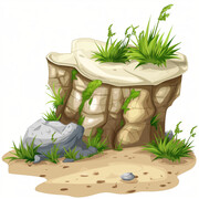 卡通植物插画图片