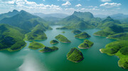 青山绿水风景图片