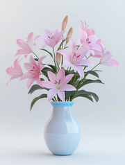 百合花装饰图片