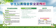 学生公寓宿舍安全宣传栏