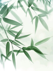 竹叶背景图片