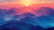唯美夕阳风景壁纸