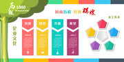 企业文化文化墙图片下载