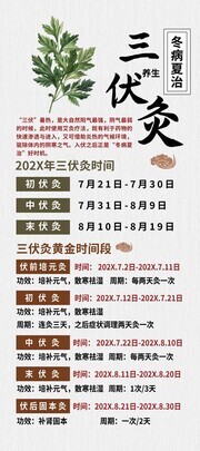 三伏灸养生广告