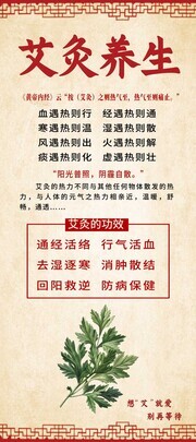 艾灸养生广告