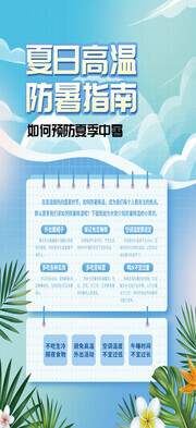 夏日高温防暑指南广告