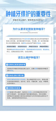 创意牙科口腔健康海报设计