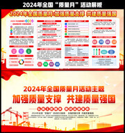 2024年全国质量月主题宣传栏
