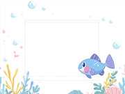海底世界插画背景图片