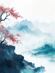意境山水图片