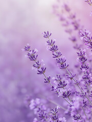 薰衣草花草背景图