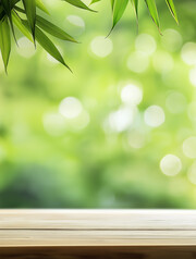 清新竹子背景图