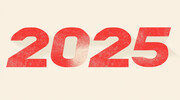 2025创意红色字体