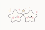 卡通星星插画图片
