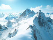 雪山之巅美景图片