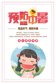 预防高温中暑广告