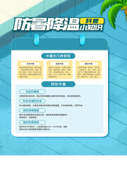 防暑降温科普小知识广告