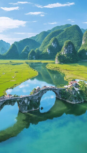 创意山水风景壁纸图片