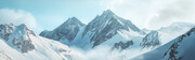 雄伟雪山风景