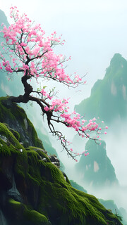 创意水墨山水风景