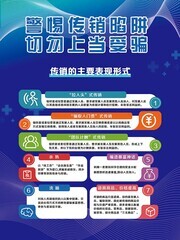 警惕传销陷阱宣传海报