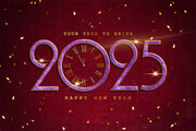 2025新年主题横幅海报