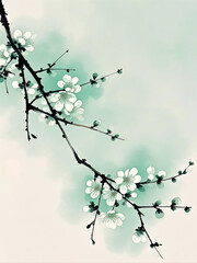 ˮī÷����ͼƬ�ز�