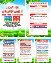 2026血吸虫病防治宣传周展板