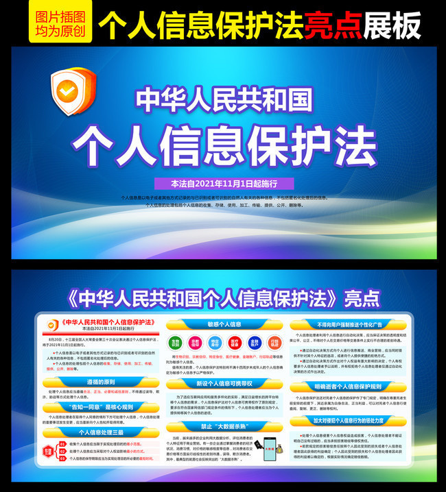 个人信息保护法亮点板报