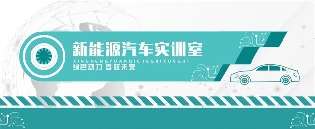 新能源电动汽车实训室文化墙图片