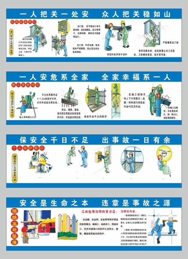 安全生产围挡展板图片下载