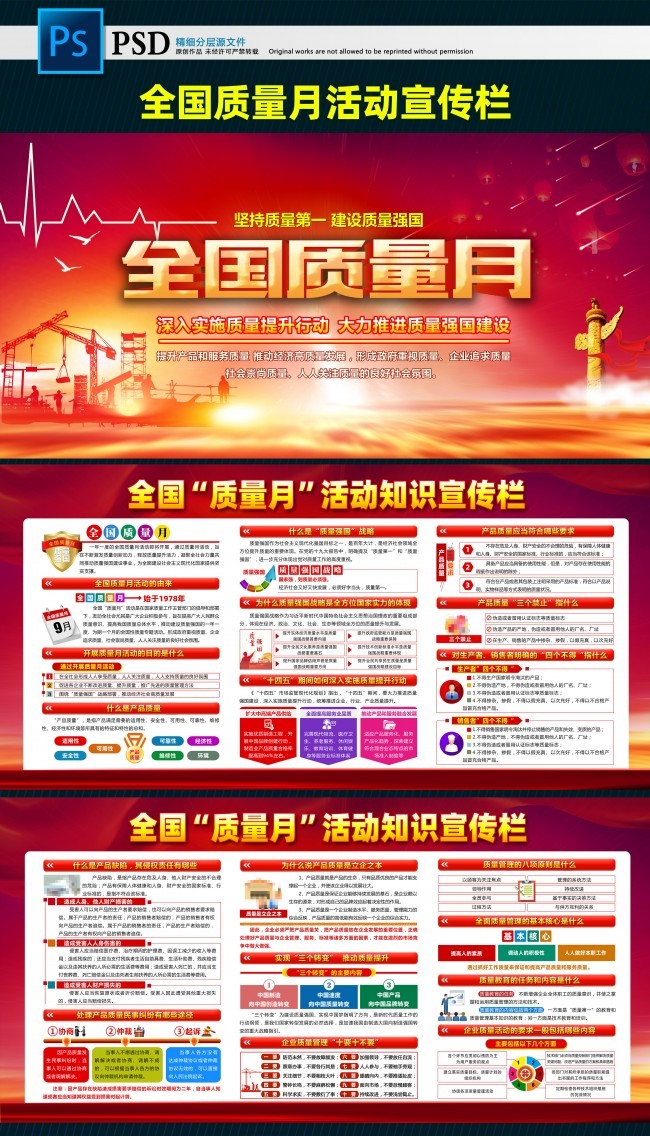 全国质量月主题宣传栏
