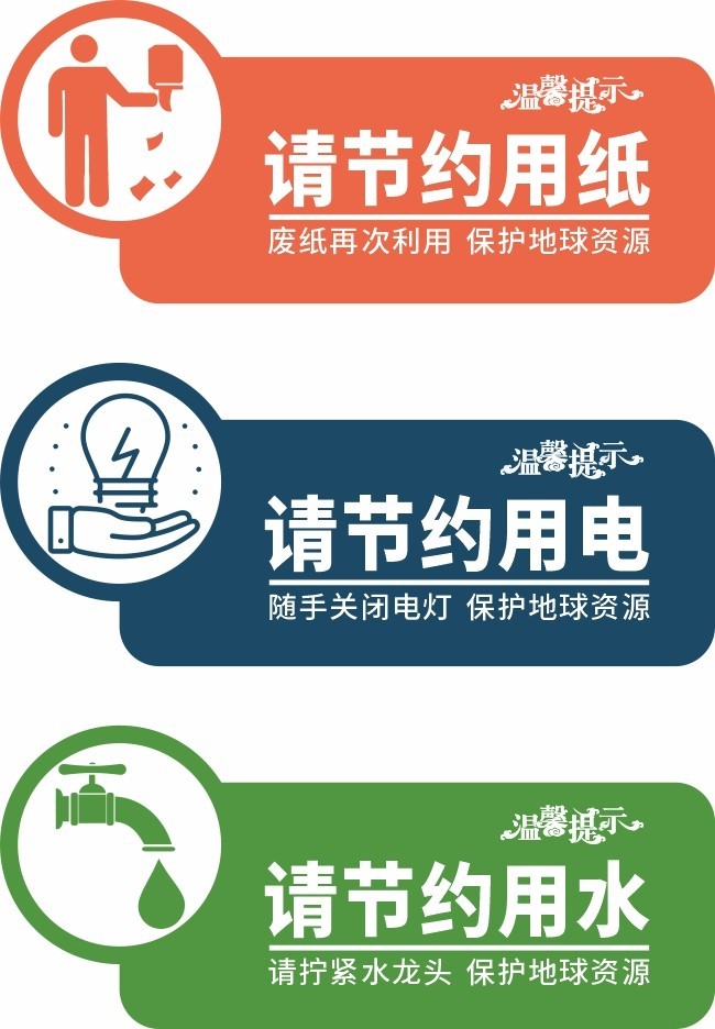 公共场所节约用水标识牌