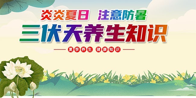 三伏天养生知识展板