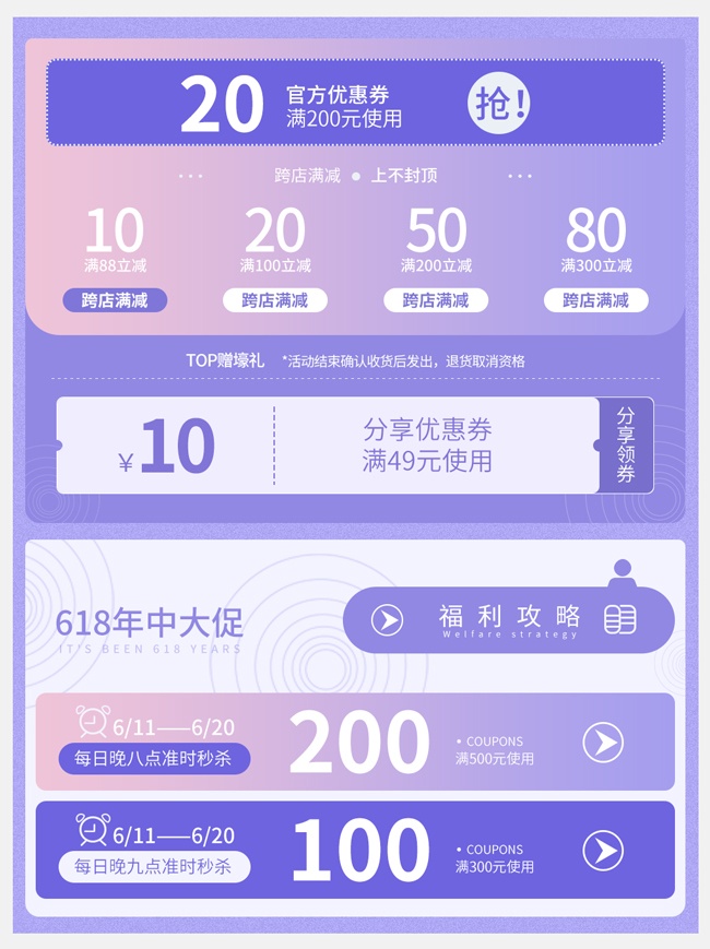 ��ɫ618���д���Ż�ȯ