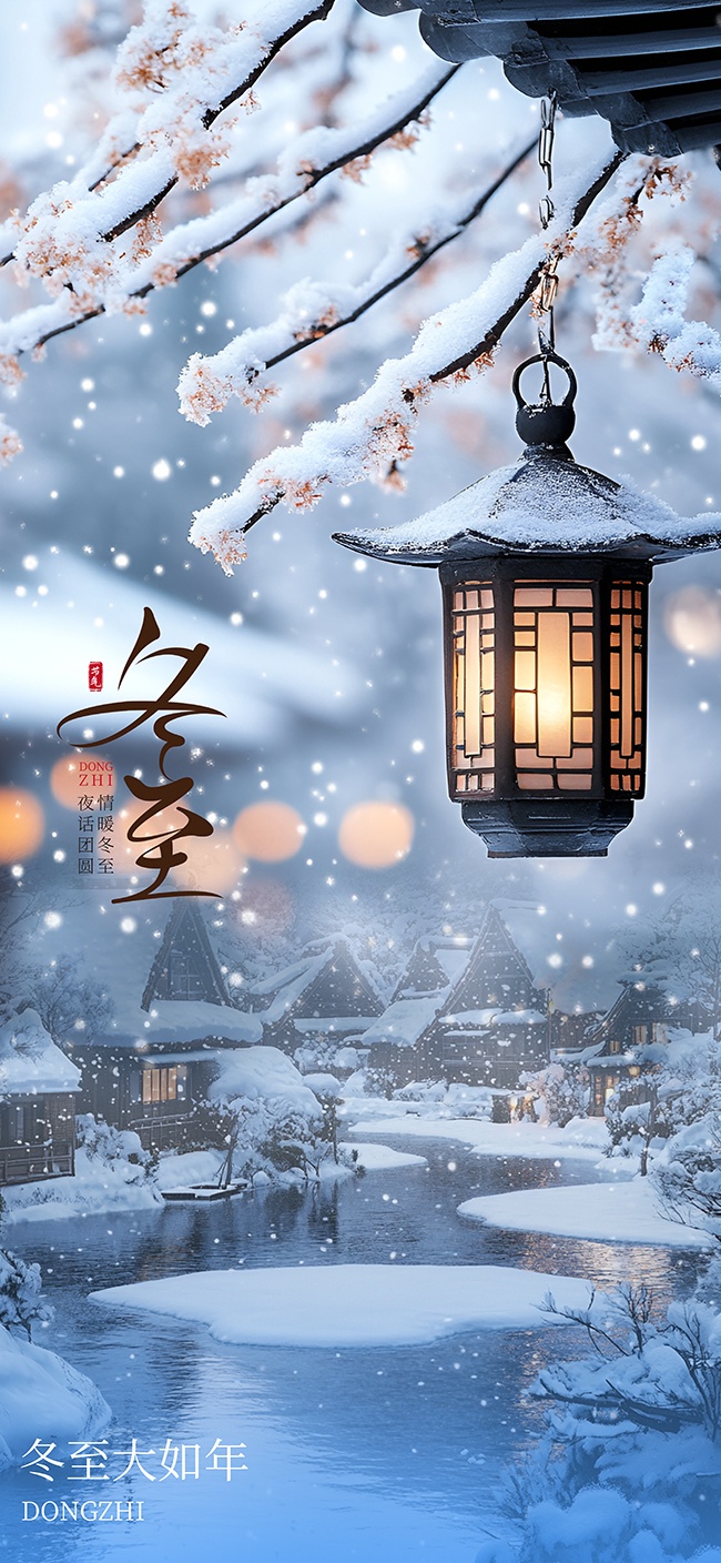 冬至节气海报