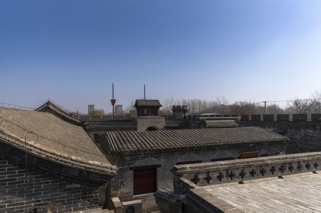中式传统屋顶景观