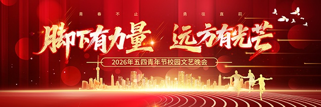大气红色五四青年节展板
