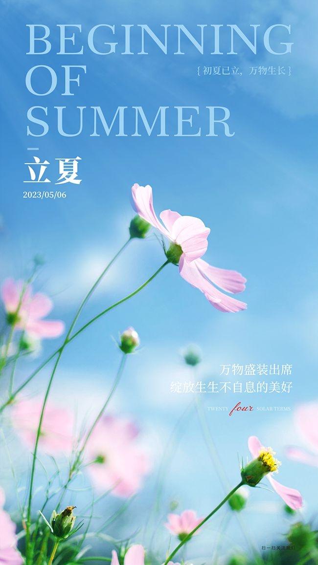 小野花立夏海报图片素材